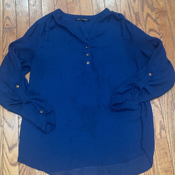 Zac & Rachel navy hi-low tank Size L - Picture 7 of 10